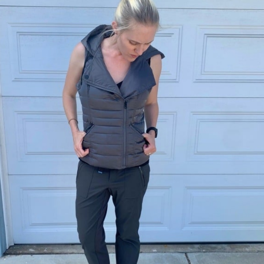 Blanc noir vest